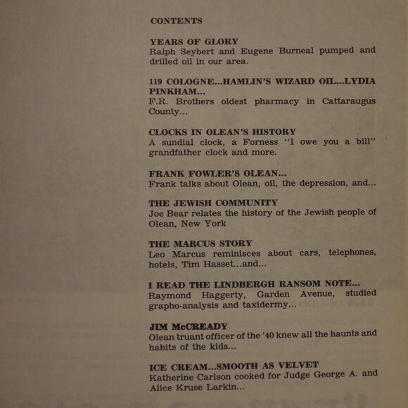 Vintage Sand Pumpings Magazine Published by Students of Olean High School - Picture 12 of 12